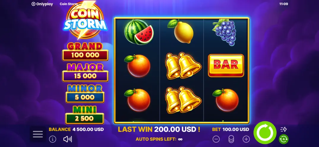 Coin Storm by Onlyplay